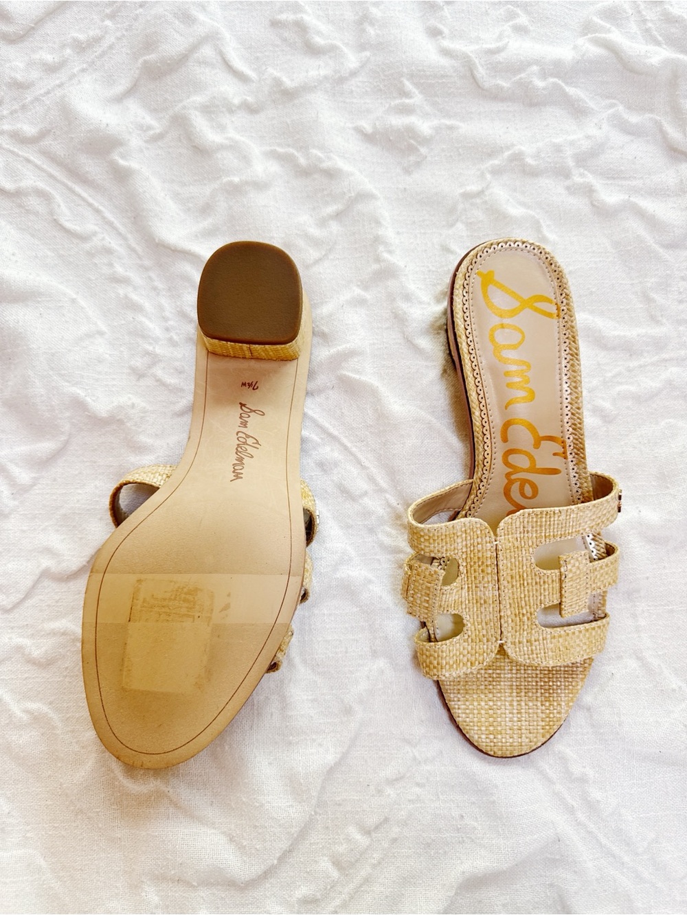 Sam Edelman Illie Block Heel Slide Sandal Size 7.5 - Picture 8 of 8